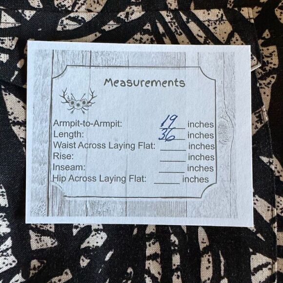 BANANA REPUBLIC BLACK & TAN PALM LEAF PRINT LINEN  VISCOSE SHIRT DRESS SZ 6 - Picture 9 of 12